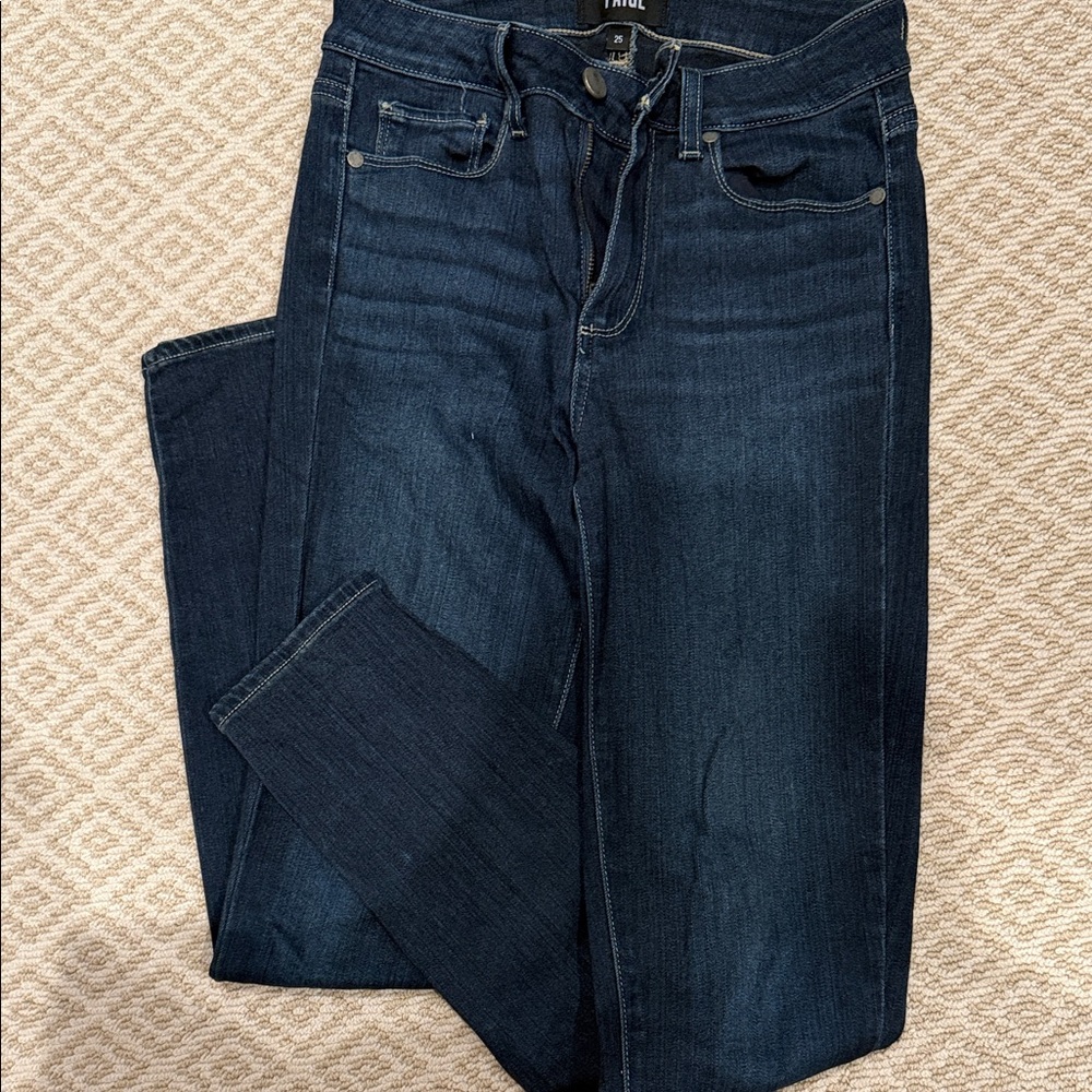 Paige Dark Blue Women's Jeans